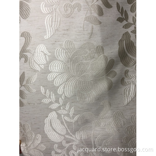 High Quality Polyester Linen Jacquard Curtains